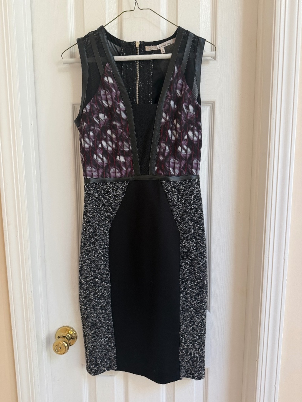 Rachel Roy multi fabric dress size 2